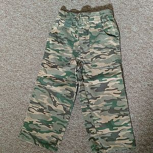 Boys camouflage jeans